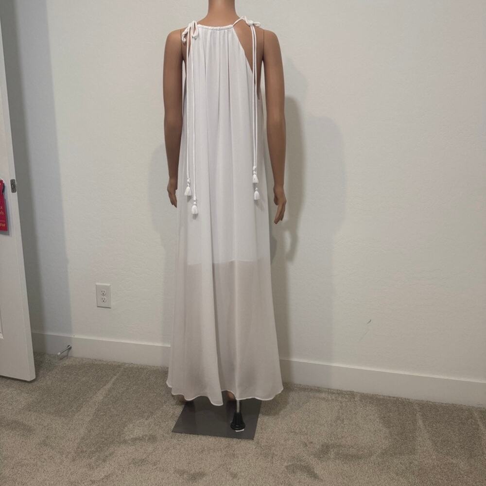 Show me Your Mumu medium adjustable halter tie sheer dress SW 3123 - Picture 7 of 11